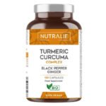 NUTRALIE – Turmeric Curcuma Complexe Poivre Noir Et Gingembre – 120 Gélules