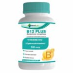 NUTRILAB – B12 Plus Cyanocobalamine 500mcg – 60 Comprimés