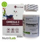 NUTRILAB – Oméga 3 Epa Dha – 30 Gélules