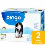 PINGO – Mini Taille2– 3-6KG – 2 Sachets de 42 Couches
