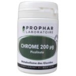 PROPHAR – Chrome 200µg Picolinate Métabolisme Des Glucides – 50 Gélules
