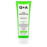 Q+A – AHA Exfoliator Body Scrub 250ml