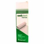 SEDIPLAST – Sparadrap Adhésif Perforé À L’oxyde De Zinc Blanc 1mx10cm – 1u