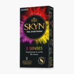 SKYN – Préservatif 5 Senses (Intense Feel, Cocktail Club, Elite, Hot, Cold) sans Latex – 5u