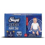 SLEEPY – Jeans 3, Pants Midi 4-9kg/34pcs