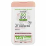SO BIO – Douche-crème Lait D’ânesse Hydratation Délicate Adoucit Tous Types De Peaux Bio – 450ml