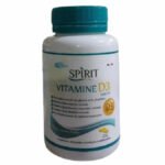 SPIRIT PHARMA – Vitamine D3 5000 Ui – 60 Capsules