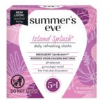 SUMMER’S EVE – Island Splash Daily Refreshing Cloths Intimate – 16u