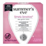 SUMMER’S EVE – Simply Sensitive Daily Gentle Cloths Intimate – 16u