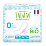TADAM’ – Serviettes Non-irritantes Fuites Urinaires Bio – Extra – 10u