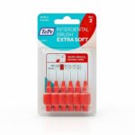 TEPE – Interdental Brush Original Rouge 0.5mm Taille 2 – 6u