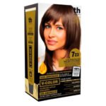 TH-PHARMA – Vitalia Color Coloration Capillaire Sans Ammoniac – Th-pharma N 7.23 – Blond Moyen Perlé Doré