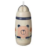 TOMMEE TIPPEE – Tasse Isotherme À Paille Anti-fuites Gris 266ml – 1u