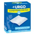 URGO – Compresses Stériles De Gaze Hydrophile Pur Coton 40x40cm – 10u