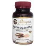 VERTUPLUS – Ashwaganda Extrait De Racine 300mg – 60 Gélules