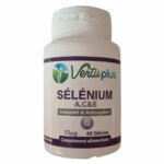 VERTUPLUS – Sélénium A, C Et E Immunité Et Antioxydant 55ug – 60 Gélules