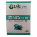 VERTUPLUS – Zincplus Zinc, Vitamine C Et B6 – 60 Gélules