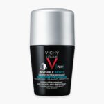 VICHY – Homme Déodorant Roll-On Invisible Resist Dermo Détranspirant Anti-Taches Anti-Irritations 72h – 50ml