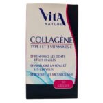 VITA NATURE – Collagène Type 1 Et 3 Vitamines C – 90 Gélules