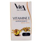 VITA NATURE – Vitamine E Antioxydante 180mg + 400iu – 60 Capsules
