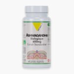 VITALL+ – Ashwagandha Biologique 600mg Extrait Standardisé – 60 Gélules