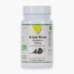 VITALL+ – Radis Noir 250mg Biologique Extrait Standardisé – 60 Gélules