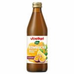 VOELKEL – Kombucha, Fruit De La Passion Et Citron Bio – 330ml