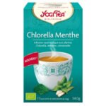 YOGI TEA – Chlorella Menthe Infusion Ayurvédique Chlorella, Menthe Et Citronnelle Sachets Bio – 17u