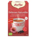 YOGI TEA – Défenses Naturelles Infusion Ayurvédique Echinacée, Baie D’acérola Et Baie De Sureau Sachets Bio – 17u