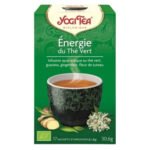 YOGI TEA – Energie Du Thé Vert Infusion Ayurvédique Guarana, Gingembre Et Fleur De Sureau Sachets Bio – 17u