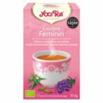 YOGI TEA – Equilibre Féminin Infusion Ayurvédique Feuille De Framboisier, Verveine Odorante Et Lavande Sachets Bio – 17u