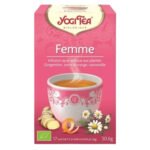 YOGI TEA – Femme Infusion Ayurvédique Gingembre, Zeste D’orange Et Camomille Sachets Bio – 17u