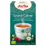 YOGI TEA – Grand Calme Infusion Ayurvédique Fleurs De Tilleul, Camomille Et Cynorrhodon Sachets Bio – 17u