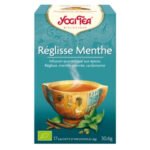 YOGI TEA – Réglisse Menthe Infusion Ayurvédique Réglisse, Menthe Poivrée Et Cardamome Sachets Bio – 17u