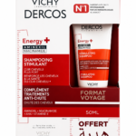Pack VICHY Dercos Energy+ Shampooing Stimulant 200 ml + Format Voyage 50 ml OFFERT